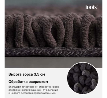 Коврик для ванной комнаты IDDIS D21M580i12 50*80 см микрофибра