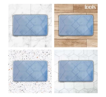 Коврик для ванной комнаты IDDIS B24P580i12 50*80 см полиэстер с запоминающей пеной