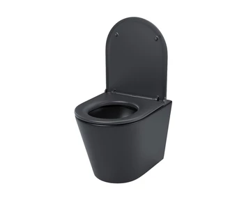Унитаз подвесной черный матовый IDDIS Calipso CALR3BMi25