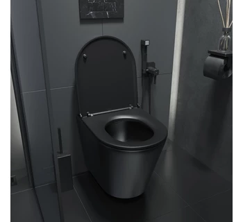 Унитаз подвесной черный матовый IDDIS Calipso CALR3BMi25