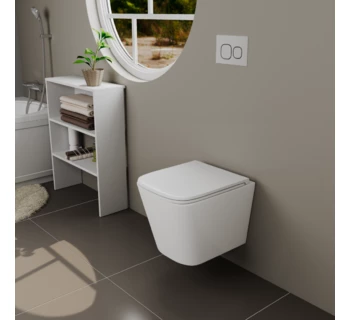 Унитаз подвесной безободковый D&K Berlin DT1436016