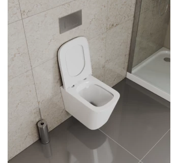 Унитаз подвесной безободковый D&K Quadro DT1516016