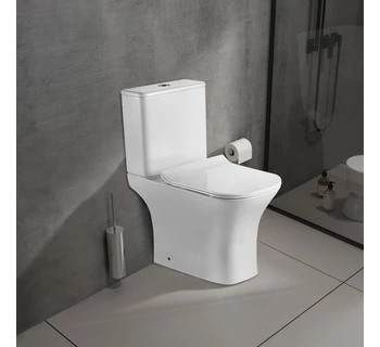 Унитаз-компакт OLIVE'S PORTO PR31126DP белый сиденье дюропласт
