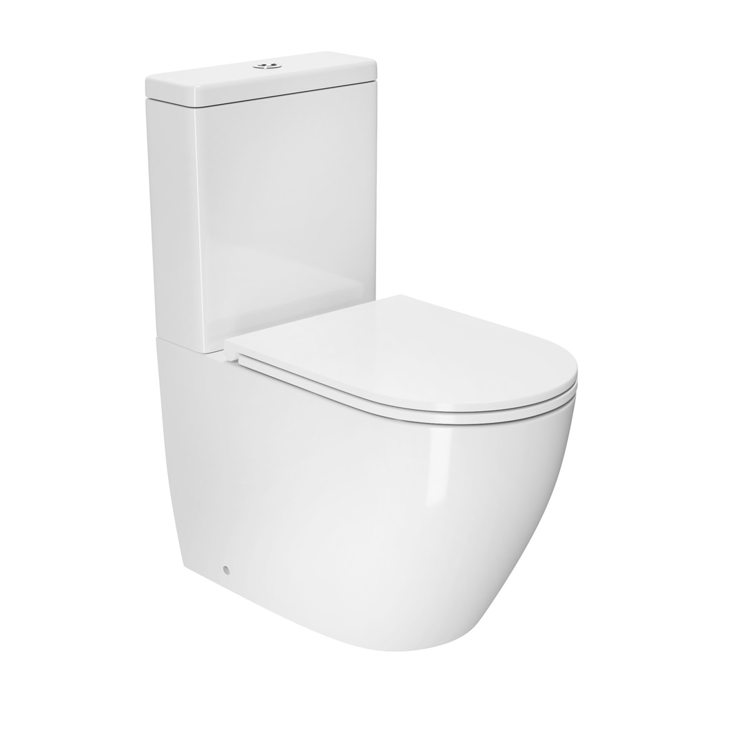 Унитаз-компакт D&K Matrix DT1397016 безободковый