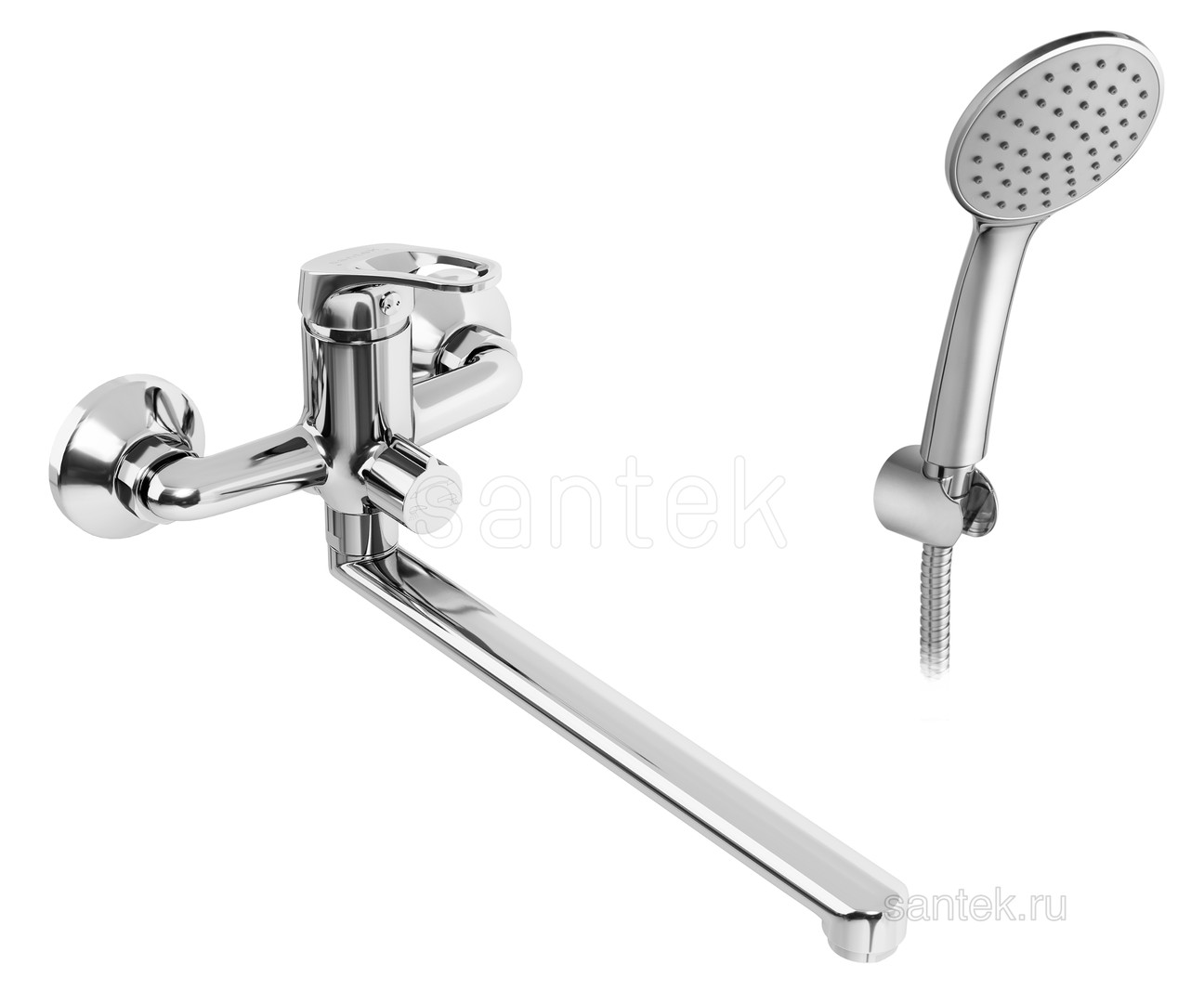 Смеситель Santek Баус для ванны длинный излив WH5A12010C001