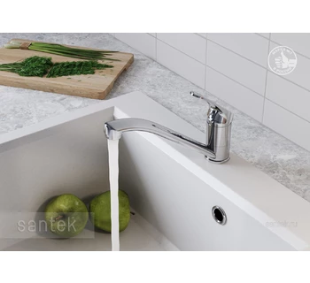 Смеситель Santek Баус кухонный излив 215мм WH5A40010C001