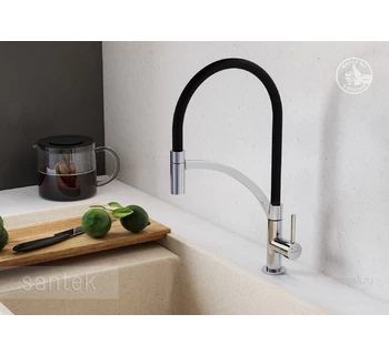 Смеситель Santek Брукс кухонный гибкий излив WH5A45013C001