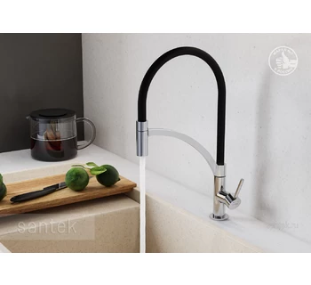 Смеситель Santek Брукс кухонный гибкий излив WH5A45013C001