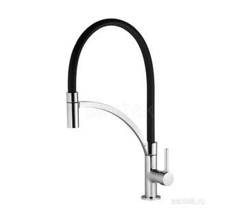 Смеситель Santek Брукс кухонный гибкий излив WH5A45013C001
