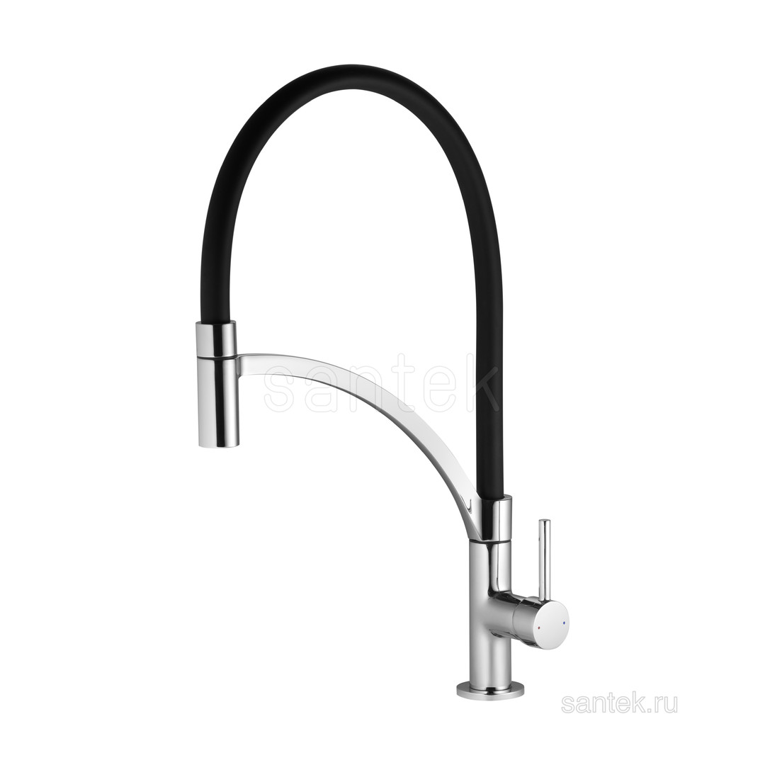 Смеситель Santek Брукс кухонный гибкий излив WH5A45013C001