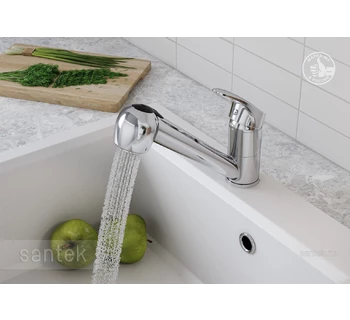 Смеситель Santek Мавис кухонный выдвижной излив WH5A42011C001