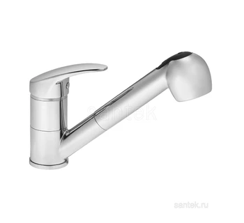 Смеситель Santek Мавис кухонный выдвижной излив WH5A42011C001