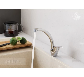 Смеситель Santek Мавис кухонный высокий излив WH5A41011C001