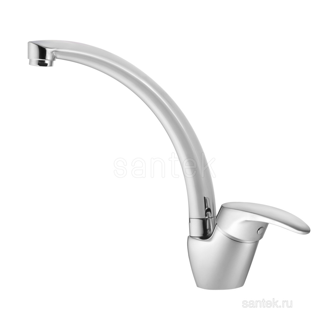 Смеситель Santek Мавис кухонный высокий излив WH5A41011C001