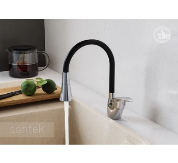 Смеситель Santek Мавис кухонный гибкий излив WH5A44011C001