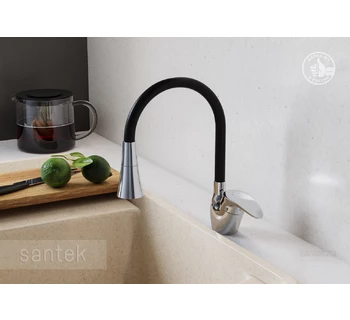 Смеситель Santek Мавис кухонный гибкий излив WH5A44011C001