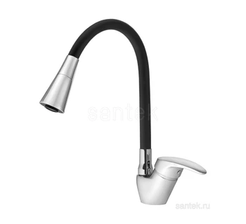 Смеситель Santek Мавис кухонный гибкий излив WH5A44011C001