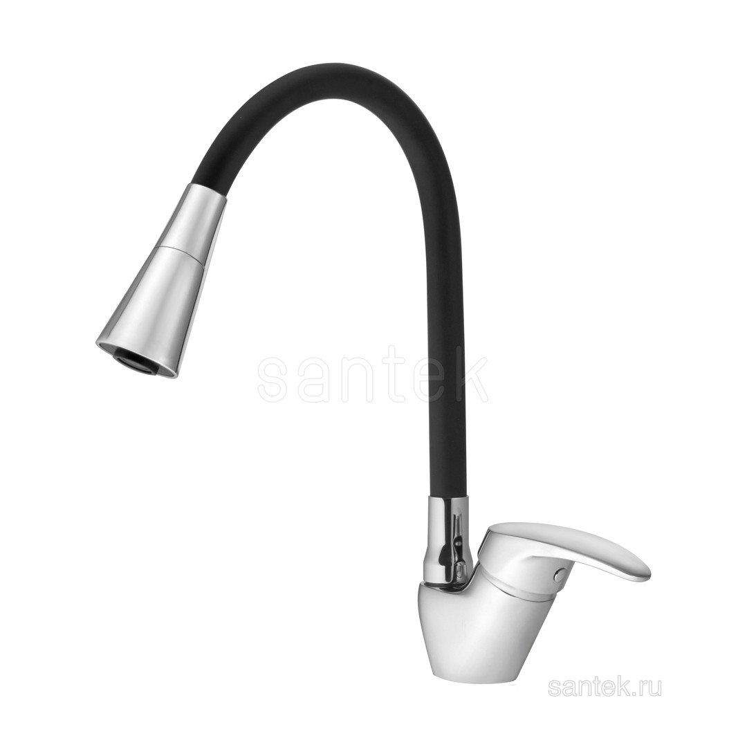 Смеситель Santek Мавис кухонный гибкий излив WH5A44011C001