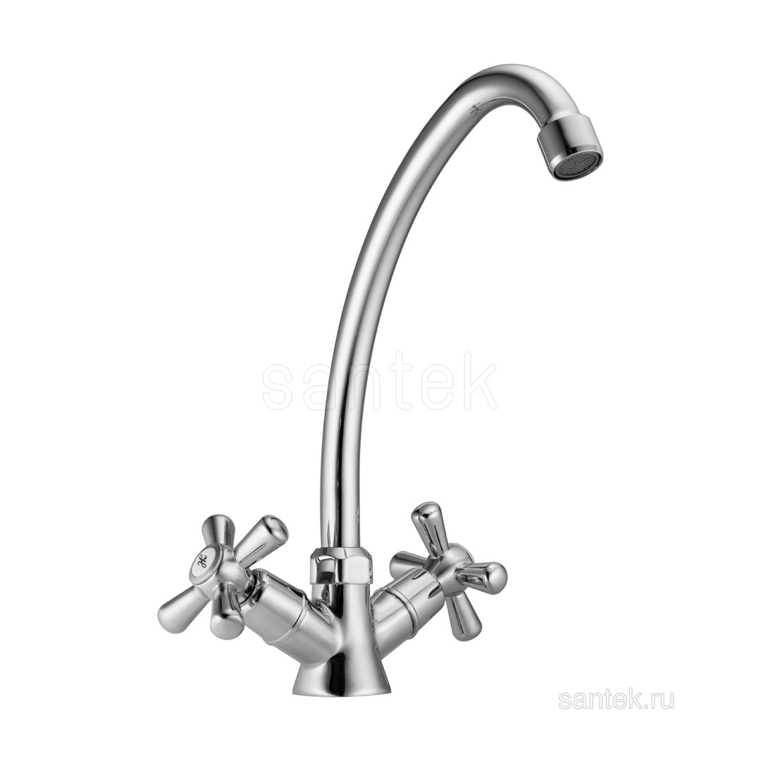 Смеситель Santek Рокс кухонный WH5A41014C001