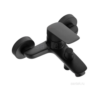 Смеситель Santek Таос для ванны черный WH5A10009N001