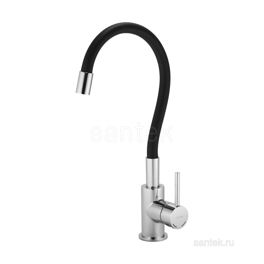 Смеситель Santek Тесио кухонный гибкий излив WH5A44012C001
