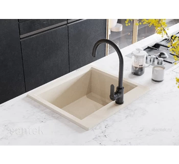 Смеситель Santek Линдос кухонный черный матовый WH5A41008N001