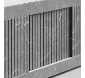 Экран под ванну Vod-ok двери купе Тач 1500 цвет мрамор серый софт тач
