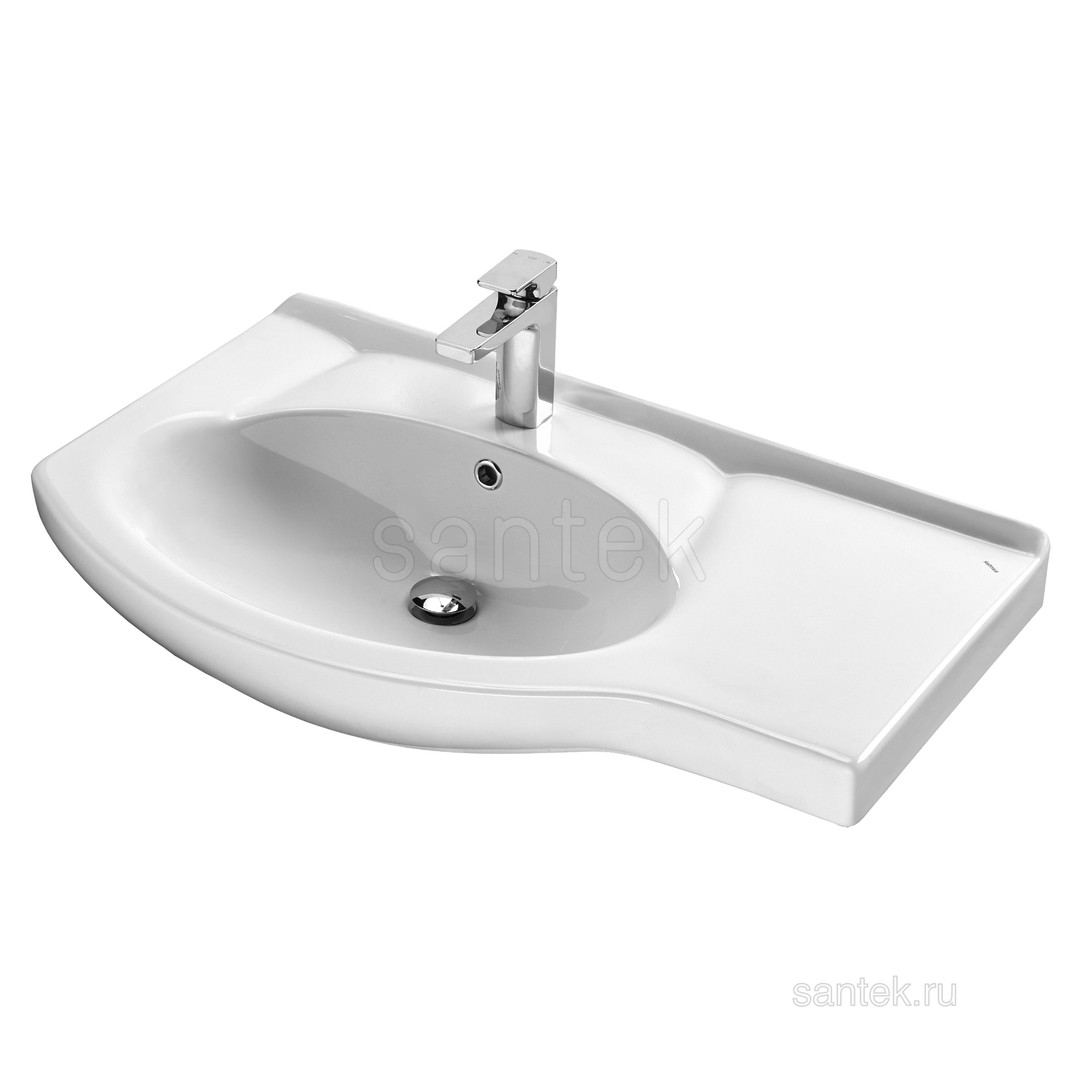 Раковина для ванной Santek Коралл 83 1WH110228 с правым крылом
